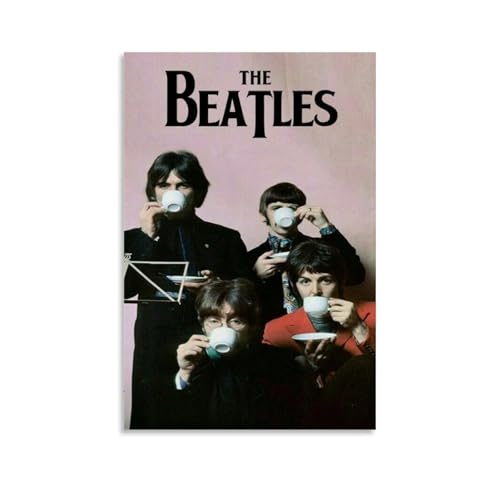 NPSFXC The BeatlesWall Art, modernes minimalistisches dekoratives Gemälde, wasserfestes Poster, leicht zu pflegen, für Wohnzimmer, Schlafzimmer, Hintergrund, Wand zur Verbesserung des Stils, 30 x 45 von NPSFXC