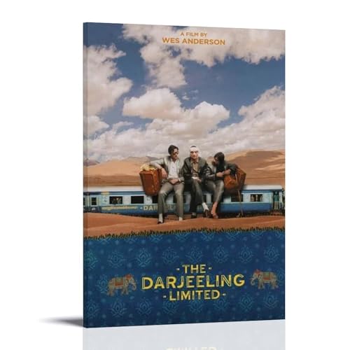 NPSFXC The Darjeeling Limited Wandkunst, modern, minimalistisch, dekoratives Gemälde, wasserfestes Poster, leicht zu pflegen, für Wohnzimmer, Schlafzimmer, Hintergrund, Wand zur Verbesserung des Stils von NPSFXC