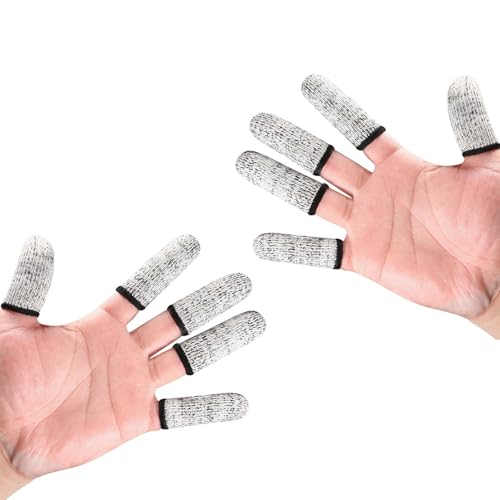 10 Pcs Geschnittene Resistente Fingerschutzwächter Mit Sicherem Leichtes HPPE Für Mechanikerköche Und Handwerksbegeisterte Mehrzweck Anti Schnitt Finger Wache von NPXUAMTJ