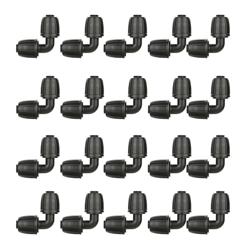 20 Stücke Haltbarkeit Bewässerung Ellbogenanschlüsse Leckfugen Fördersystem von NPXUAMTJ