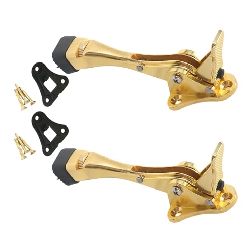 2pcs Verstellbare Türhalter Mit Nicht Überrutscher Gummispitze Kick Türstop Metall Türstoppwandschutz 2pcs Verstellbare Türhalter Mit Nicht Überrutscher Gummispitze Kick Türstop Metall Türstoppwandschutz von NPXUAMTJ