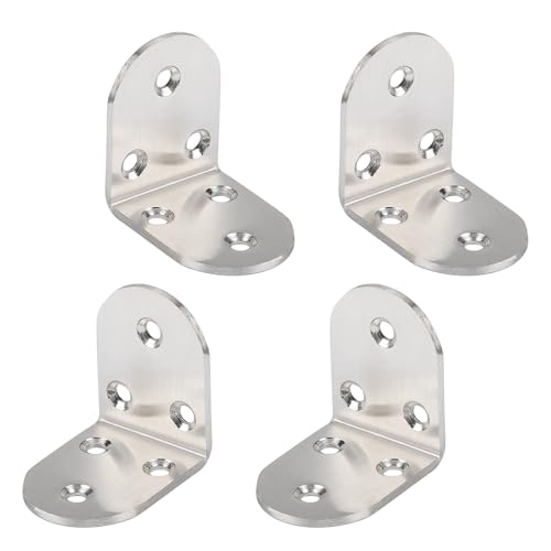 4pcs Hochfestige 3 Loch Eckklammer Rostige Möbelverstärkungshalterungen 90 Grad Schrankbefestigung von NPXUAMTJ
