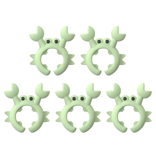 5 Stück Silikon Löffel Rack Multifunktionale Spatel Halter Küche Gadget Töpfe Clip für Haushalt von NPXUAMTJ