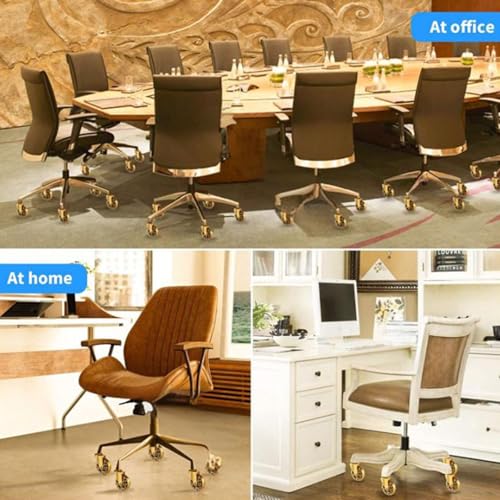 5pcs Heavy Duty Clear Rotation Casters Für Home Office Chairs 3 Zoll Durchmesser Ruhige Walzen Mit Einfacher Installationsdesign Hochleistungs Eisen Cores Stuhl Stuhl Casters von NPXUAMTJ