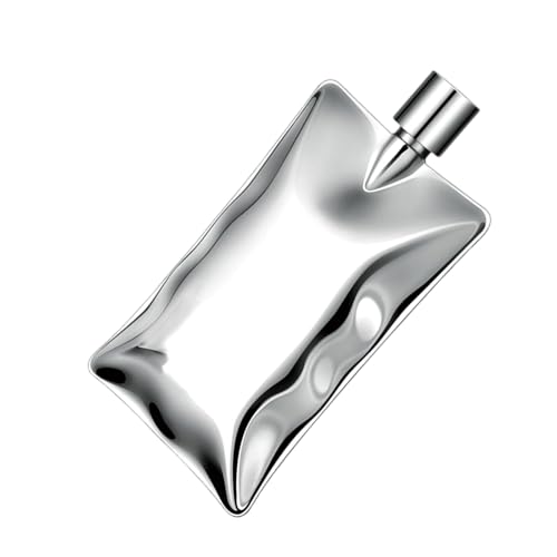 6oz Quadratweinkolben Edelstahl Stähle Whiskys Töpfe Tragbare Getränke Flasche Kleines Leckschutz Geschenk Für Frauen Mann Pocket Whiskeys Weintöpfe Edelstahl Stähle von NPXUAMTJ