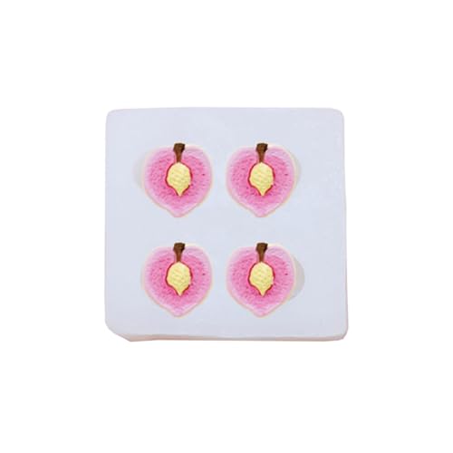 Abnehmbarer Silikon Backform Ananas Pfirsich Durian Design Dessert Herstellung Essentielles Fondantform Textur Durian Ananas Pfirsichform Form von NPXUAMTJ
