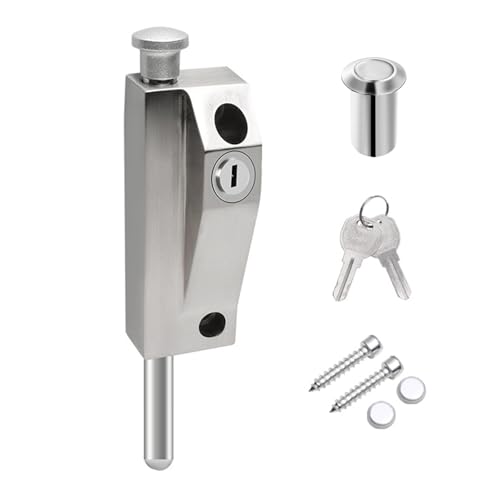 Aluminiumlegierungen Gerahmte Türschloss Verdickte Vertikale Fässer Bolzenriegel Riegel Antitheft Glas Für Kommerzielle Antitheftglas Zu Hause von NPXUAMTJ
