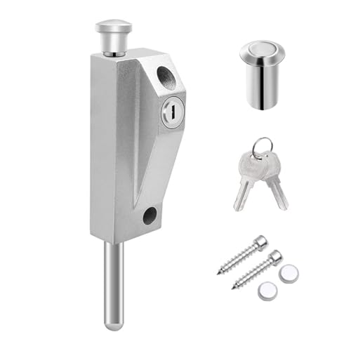 Aluminiumlegierungen Gerahmte Türschloss Verdickte Vertikale Fässer Bolzenriegel Riegel Antitheft Glas Für Kommerzielle Antitheftglas Zu Hause von NPXUAMTJ