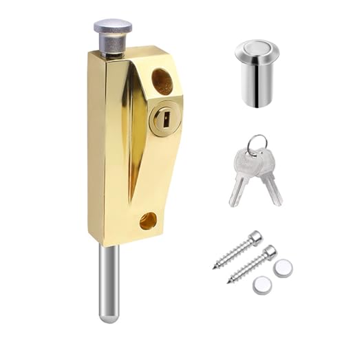 Aluminiumlegierungen Gerahmte Türschloss Verdickte Vertikale Fässer Bolzenriegel Riegel Antitheft Glas Für Kommerzielle Antitheftglas Zu Hause von NPXUAMTJ