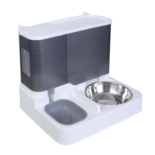 Automatischer Wasserspender Und Lebensmittelschale Mit Großer Kapazität Für Katzen Hunde Lebensmittelbehälter 2in1 Haustier Bewässerung Und Fütterung Versorgungsversorgung Katzen Wasserspender von NPXUAMTJ