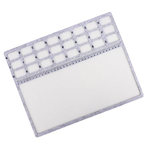 Bastelkügelchen Layout Matte Mit Messleitfäden Spill Proof Oberflächen Perlenschale Ideal Für Komplizierte Schmuckkreationen Craft Perlen Messmatte Bastelkügelchen Layout Matte Mit Messleitfäden Spill Proof Oberflächen Perlenschale Ideal Für Komplizierte Schmuckkreationen Craft Perlen Messmatte von NPXUAMTJ