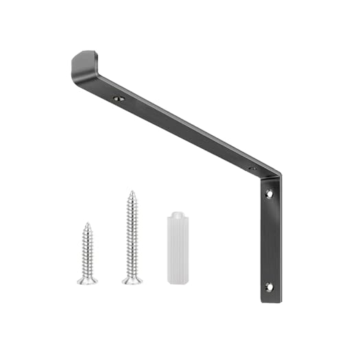 Edelstahl Schwimmende Regalhalterung Hochleistungs L Förmige Wandhalterung Mit Schrauben Die Leicht Aus Edelstahl Installieren von NPXUAMTJ