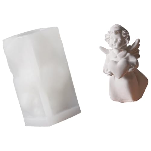 NPXUAMTJ Engel Figur Silikonformen Für Kerzenseife Und Mehrzweck Flügel Mädchen Silikone Kerzenform Für Epoxidharz Silikonform von NPXUAMTJ