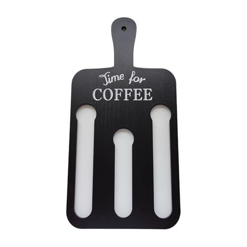 Espresso Kaffeeschoten Lagerorganisator Mit Rechteckiger Espresso Wandhalter Für Küchen Oder Bürodekoration von NPXUAMTJ