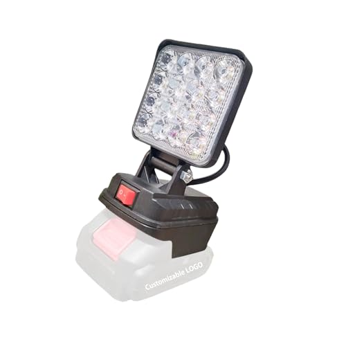 Faltbare LED Light Outdoor Taschenlampen USB Ladung Für 14.4-20 V Lithiumbatterien Anschluss Kunststoff Konstruktionsadapter von NPXUAMTJ
