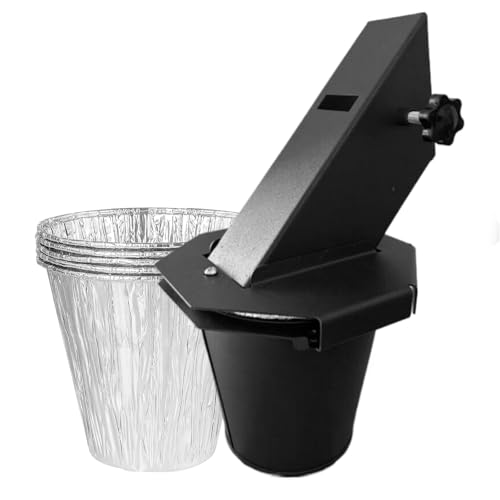 Fett Tropfende Eimer Mit Einweg Aluminiumfolie Liner Praktischer Trichter BBQ Grills Zubehör Trop Eimer Mit Trichter von NPXUAMTJ