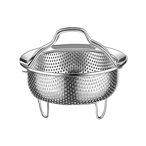 Fleckenlose Stahldampfer Abflusskorb Dampfer Rack Ständer Mit Griffabflussabflusser Für Reiseier Und Fleisch von NPXUAMTJ