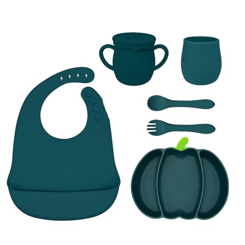 Halloween Form Silikon Fütterungsplatte Set Praktische Lebensmittel Servierschale Mit Saugnapfbecher Sicheres Esswerkzeug Halloween Form Silikon Fütterungsplatte Set Praktische Lebensmittel Servierschale Mit Saugnapfbecher Sicheres Esswerkzeug von NPXUAMTJ