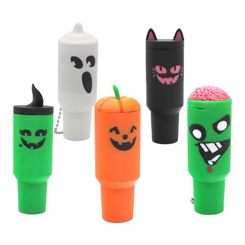 Halloween Orientierte Winzige Glasschlüsselkette Mit Veröffentlichtem Lippenbalsam Grüne Substanz Einzigartiger Plan Für Urlaub Addons Dichte Schlüsselrolle Lippensalbenständer von NPXUAMTJ