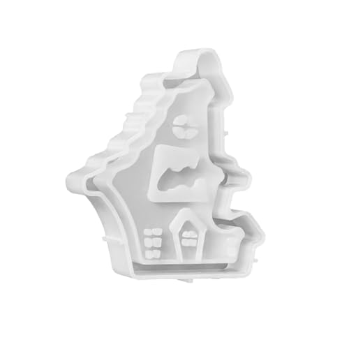 Halloween Silicon Hohlhaus Kerzenhalter Schimmel Für Handwerk Aus Gehöhlten Lebensmittel Grade Form Halloween Home Dekoration Schimmel von NPXUAMTJ