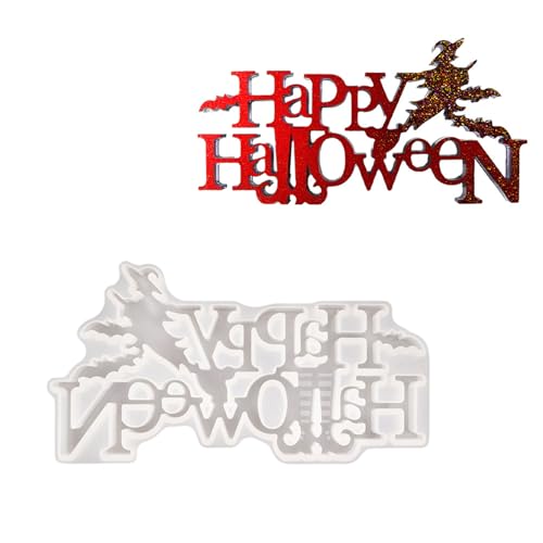 Happy Halloween Silikonform Hitzefest Bis Zu 200 ℃ Mehrzweck Backform Für Handgefertigte Kerzenseife Silikonkerzenform Happy Halloween Silikonform Hitzefest Bis Zu 200 ℃ Mehrzweck Backform Für Handgefertigte Kerzenseife Silikonkerzenform von NPXUAMTJ