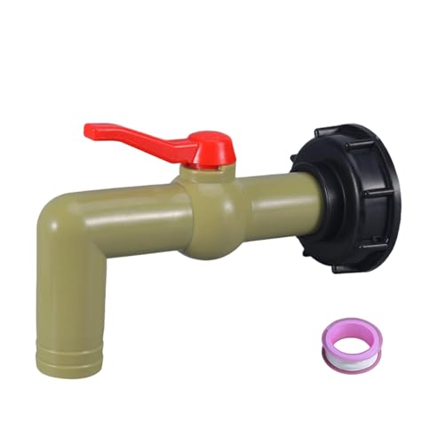 Hochleistungs Behälter Adapter Wasserbeschläge Gartenbewässerungsstecker Einfacher Schlauchschalter Wasserhahnauslass ABS Ball Anpassungs Hochfestigkeit IBC Adapter von NPXUAMTJ