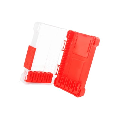 Hochleistungsbohrer Bit Organisatoren Boxhalter Abnehmbare Kompartimente Kunststoff Werkzeugspeicherfall Tragbares Design Nonslip Basis Garagen Werkzeug Organizer Mit Abnehmbaren Einsätzen von NPXUAMTJ