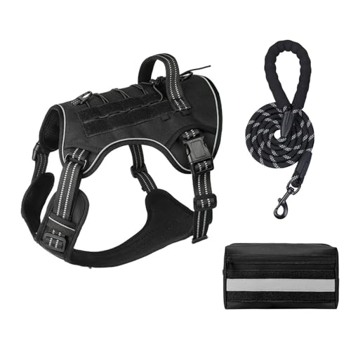 NPXUAMTJ Hundekabelbaum Für Große Hunde Einstellen Von Weste Mit Leinen Behandelt Taschennopull Designs Für Outdoor Aktivität Großer Hundegierigkeit von NPXUAMTJ