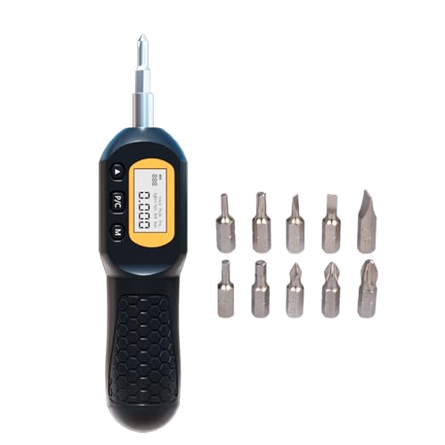 Industrial Grad Drehmomente Schraubendreher Digitales Messsystem ABS Sturdy Construction Verfügt Über 10 Funktionelle Treiberbits Tragbarer Drehmomentschraubendreher Set Industrial Grad Drehmomente Schraubendreher Digitales Messsystem ABS Sturdy Construction Verfügt Über 10 Funktionelle Treiberbits Tragbarer Drehmomentschraubendreher Set von NPXUAMTJ