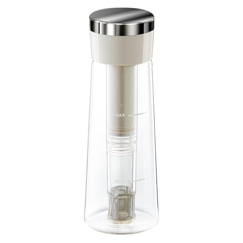 Kalte Biere Kaffeeflasche Mit Einfachen Brausystemen Hitzebeständiges Glas Tragbares Design Für Rucksackpicknicks von NPXUAMTJ