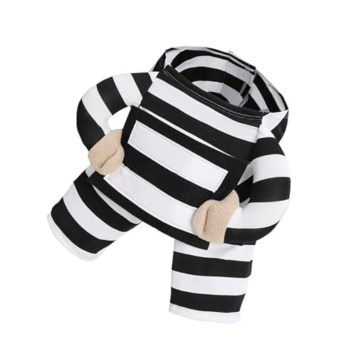 NPXUAMTJ Komfortable Gefangene Kostüm Lustige Gestreifte Outfit Party Kee Für Kleine Hundekatzen Themenparty Und Urlaubsverkleidung Halloween Haustierkostüm NPXUAMTJ Komfortable Gefangene Kostüm Lustige Gestreifte Outfit Party Kee Für Kleine Hundekatzen Themenparty Und Urlaubsverkleidung Halloween Haustierkostüm von NPXUAMTJ