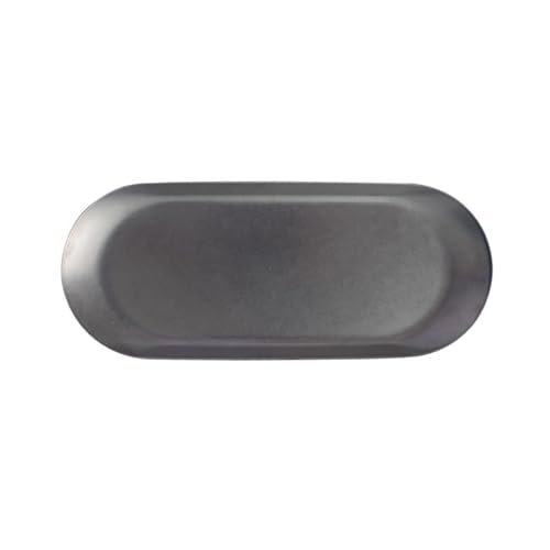 Kratzfeste Metallschmuck Aufbewahrungstablett Edelstahl Teller Eleganter Lebensmittel Obst Display Display Gericht Snacks Servierplatte von NPXUAMTJ