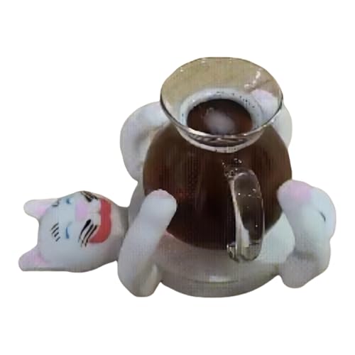 Kreative Katzen Untersetzer Cup Matten Kaffeetassen Getränk Esstisch Dekoration Wärme Isolierung Tischlampen Für Kaffee Und Milchbecher von NPXUAMTJ