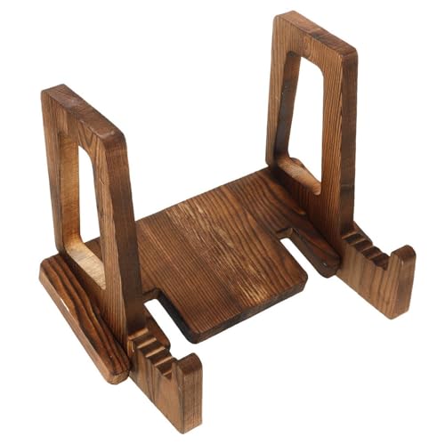 Küchenbuchständer Display Rack Für Kochbücher Magazine Robuste Küchenkochbuchhalter Für Esstisch Natürlichen Holzkochbuchhalter von NPXUAMTJ
