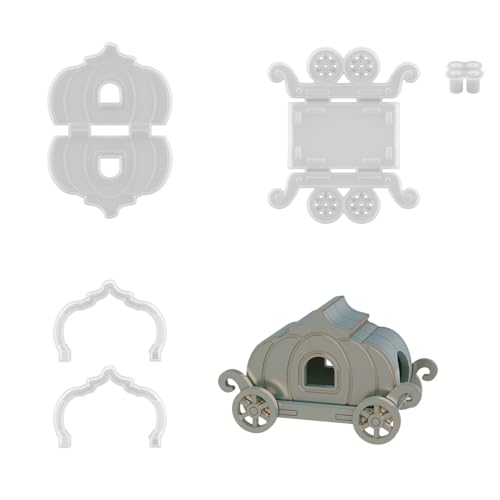 NPXUAMTJ Lebensmittel Sichere Silikon Weihnachtskutschen Schimmel Für Handwerk Wiederverwendbare Flexible Designs Einfacher Demolding Prozess Easy Releases Silikonform NPXUAMTJ Lebensmittel Sichere Silikon Weihnachtskutschen Schimmel Für Handwerk Wiederverwendbare Flexible Designs Einfacher Demolding Prozess Easy Releases Silikonform von NPXUAMTJ