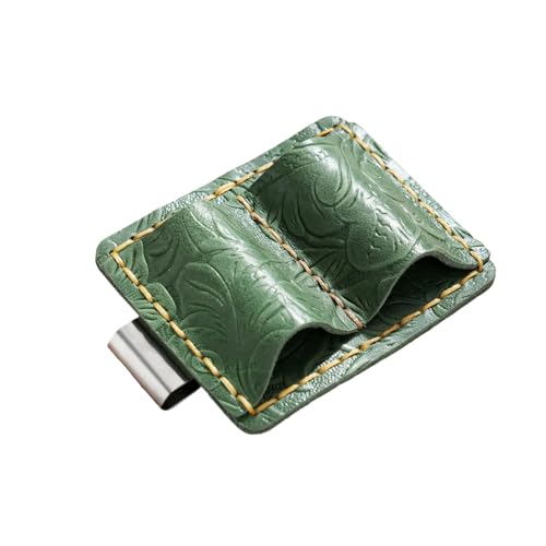Lederstifthalter Mit Metallclip Notebook Stifthalter Doppelte Loch Bleistift Cliphalter Für Journal Planer Ordner Buch Notebook Stiftschleife von NPXUAMTJ