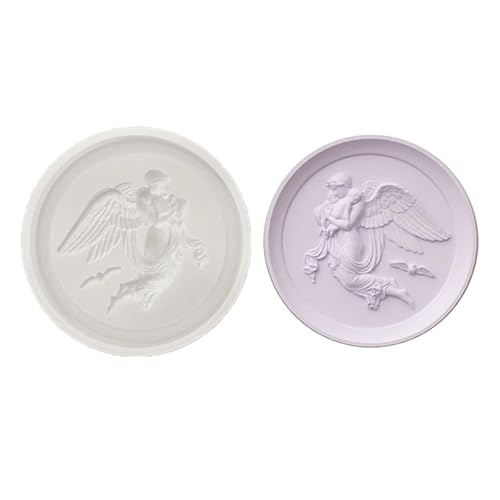 Multi Purpose Angelic Relief Silikonschale Handwerksform Vielseitige Cameo Tablett Ornamente Silikonform Großes Tablett Für Handwerk von NPXUAMTJ