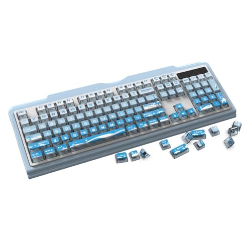 NPXUAMTJ 116 Tasten Hintergrundbeleuchtetes Tastenkappen Set Für Mechanische Tastaturen Mit Schneemuster Durchscheinend 5-seitig Wärmesublimiert NPXUAMTJ 116 Tasten Hintergrundbeleuchtetes Tastenkappen Set Für Mechanische Tastaturen Mit Schneemuster Durchscheinend 5-seitig Wärmesublimiert von NPXUAMTJ