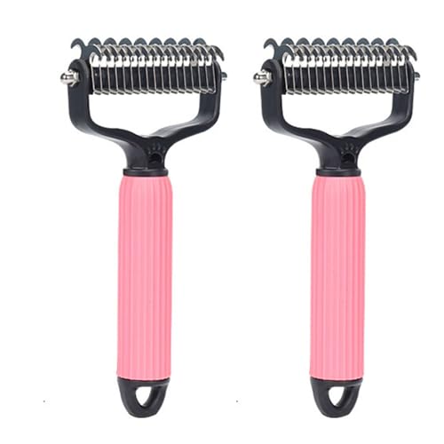 NPXUAMTJ 2 Pack Pet Preking Pinsel Für Langhaarige Knotpelze Deshedding Werkzeug Sanfte Massage Kammhundkatzen Haarentferner Werkzeug Abgabebinsel NPXUAMTJ 2 Pack Pet Preking Pinsel Für Langhaarige Knotpelze Deshedding Werkzeug Sanfte Massage Kammhundkatzen Haarentferner Werkzeug Abgabebinsel von NPXUAMTJ
