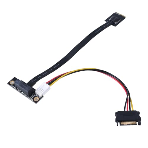 NPXUAMTJ 2 Schlüssel Zu PCIE 1X Verlängerungskabel 270-Grad Anschlüsse Für Verschiedene Erweiterungskarten von NPXUAMTJ
