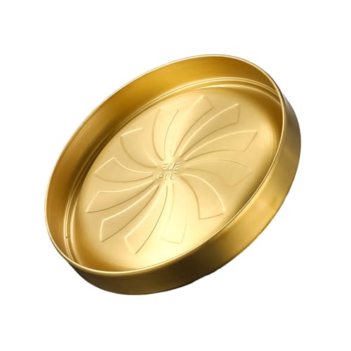 NPXUAMTJ 304 Edelstahl Doppelschichtschale Teller 20 Cm Wärmeisolierung Goldenes Finish Geschirr Für Familienversammlungen Edelstahl Servierschale Mit Wärmeisolierung von NPXUAMTJ