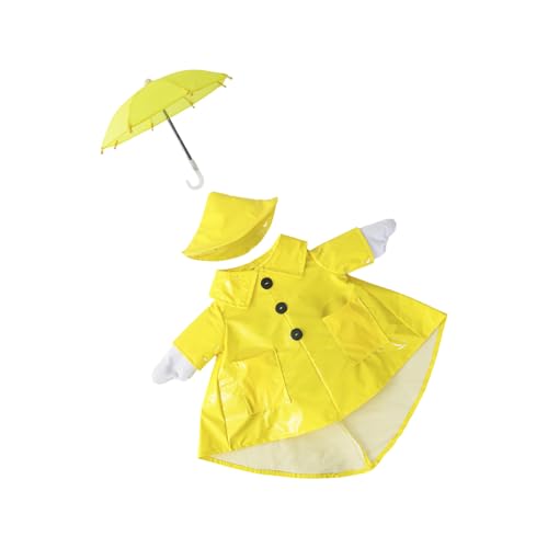 NPXUAMTJ 43,2 cm Outdoor-Gänse-Kleidung Regenmantel Regenschirm Combo Frühling Rasen Dekorationen Terrassen Zubehör Gänse Kleidung von NPXUAMTJ