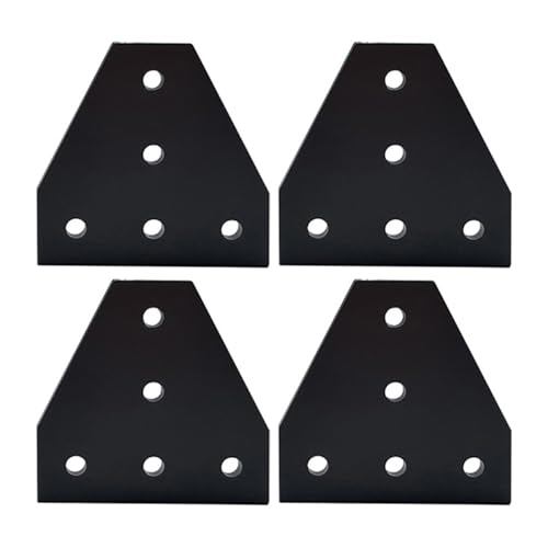 NPXUAMTJ 4pcs Aluminium Eckhalterungsplatte Winkelplatte Aluminiumprofil Anschlussplatte 3D Druckerrahmen Gebäude NPXUAMTJ 4pcs Aluminium Eckhalterungsplatte Winkelplatte Aluminiumprofil Anschlussplatte 3D Druckerrahmen Gebäude von NPXUAMTJ