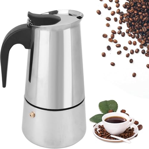 NPXUAMTJ 600 Ml Edelstahl Mokka Töpfe Kaffeemaschine Italienische Mokka Kaffee Kaffee Machen Flasche Perfekt Für Home Und Partys Espresso Topf von NPXUAMTJ