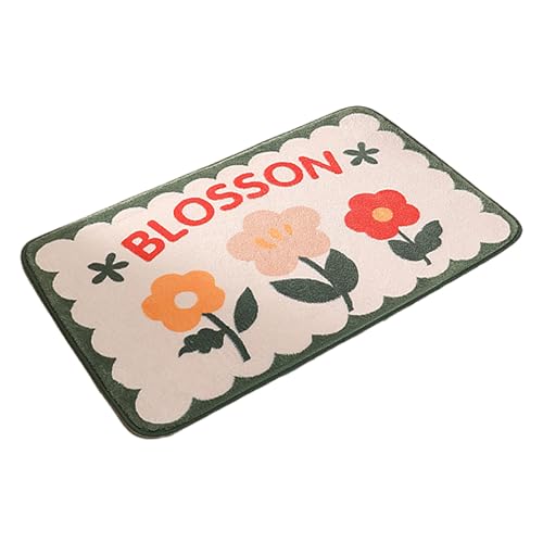 NPXUAMTJ Badeteppiche Badezimmer Matte Simuliert Kaschmirbad Teppich Nonslip 50x80 cm 40 Cmx60 cm von NPXUAMTJ