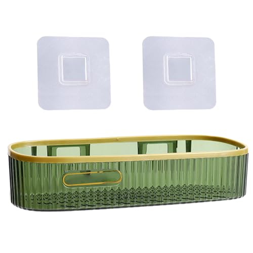 NPXUAMTJ Badezimmer-Regal ohne Bohren, Kosmetik- und Badprodukte, wasserabweisend, Toilettenartikel-Organizer NPXUAMTJ Badezimmer-Regal ohne Bohren, Kosmetik- und Badprodukte, wasserabweisend, Toilettenartikel-Organizer von NPXUAMTJ
