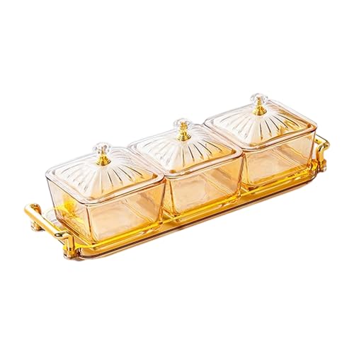 NPXUAMTJ Clear Striped Serving Court Mit 3 Abschnitten Food Organisatoren Schüsseln Mit Cover Küche Haus Unterhalten Essentielles Glas Obst Vorspeise Tablett NPXUAMTJ Clear Striped Serving Court Mit 3 Abschnitten Food Organisatoren Schüsseln Mit Cover Küche Haus Unterhalten Essentielles Glas Obst Vorspeise Tablett von NPXUAMTJ