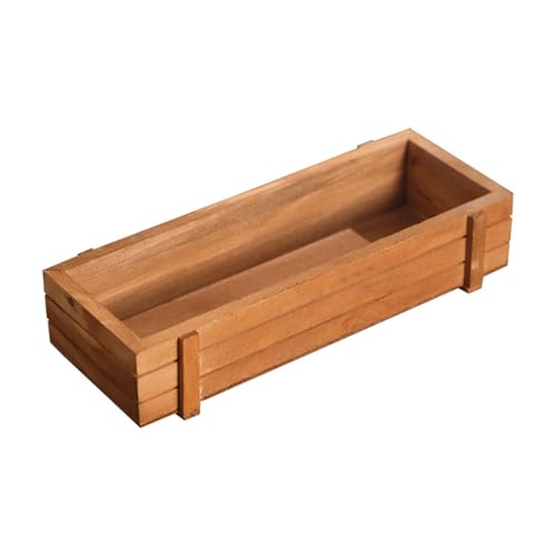 NPXUAMTJ Dekorative Hölzerne Pflanzkasten Für Innenpflanze Natürliche Ästhetische Wohnzimmer Balkon Dekoration Easy Assembly Design Holz Pflanzer von NPXUAMTJ
