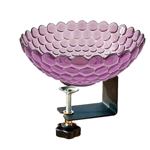 NPXUAMTJ Dekorative Kleine Vogelbäder Für Patios Gärten Wetterbeständige Metallbasis Ziehen Wilde Vögel Mit Sicher von NPXUAMTJ