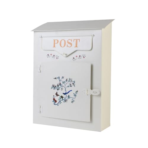 NPXUAMTJ Elegant Vintage Bird Design Mailbox Eisenkonstruktion Übergroße Mail Slot Werkzeug Weniger Outdoor Dekorative Mailbox Vintage Outdoor Mail Storage Box NPXUAMTJ Elegant Vintage Bird Design Mailbox Eisenkonstruktion Übergroße Mail Slot Werkzeug Weniger Outdoor Dekorative Mailbox Vintage Outdoor Mail Storage Box von NPXUAMTJ